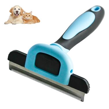 Щітка для собак та котів Ram® для видалення шерсті та підшерстя (двостороння)