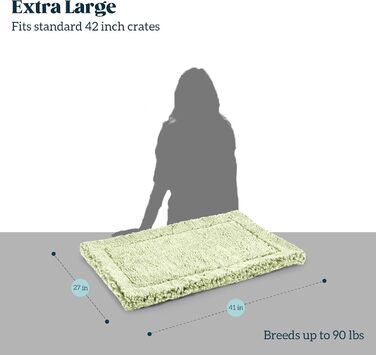 Міцне собаче ліжко Stoutwool – м'яка підстилка в переноску для собак – надійна підстилка для собачих будок, стійка до гризіння – можна прати, ідеально для маленьких порід, розмір 104 x 69 x 5 см