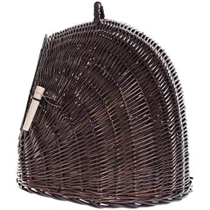 Кішка Будиночок Венге-Сірий, Корзина для кота з плетеної лози, Лежанка для кота з ручкою