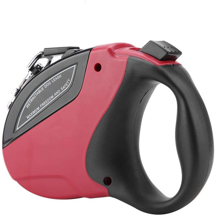 Леєнка для собак 5M з відбиваючим ефектом, автоматична, нейлонова, міцна, з нашийником, для прогулянок та дресирування