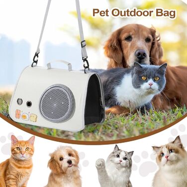 Сумка-переноска для тварин | Сумка на плечі для транспортування котів у подорожах, органайзер зі шлейками для походів, кемпінгу, подорожей та в дорогу
