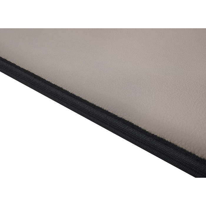 Килимок для собак Knuffelwuff Cheyenne з штучної шкіри, 95 x 60 см - для великих, середніх та маленьких собак. Підходить для дому, авто, кемпінгу. Колір: Taupe (бежевий), розмір 95 x 60 x 2 см