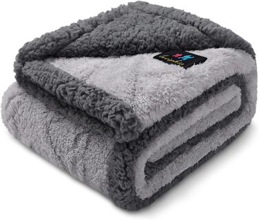 Водонепроникний килимок для собак Luciphia, миючий, для собак, котів, цуценят, теплий, м'який, флісовий, шерпа, для ліжка, дивана, софи, (102*145см) (145*165см)