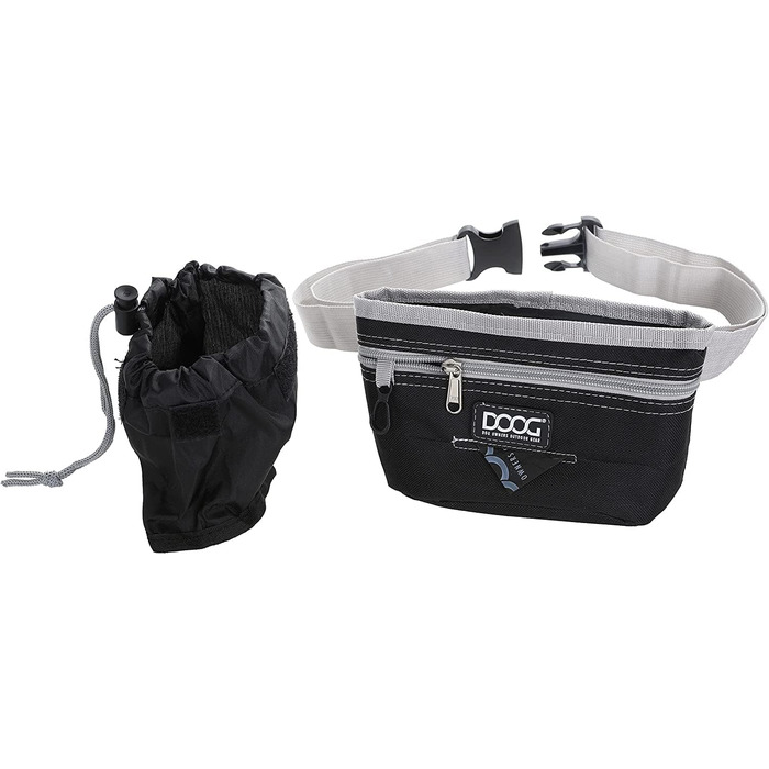 DOOG Сумка для ласощів для собак, Чорна