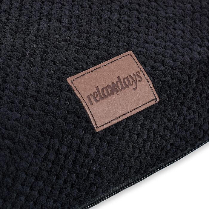 Східці для собак та котів Relaxdays, 3 сходинки, чорного кольору, розмір 33 x 41 x 54 см