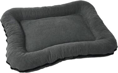 Матрац для собак KIM, ліжко для собак, подушка для собак, диван для собак, прання (L 98x78, графіт)