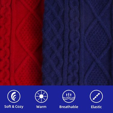 Світер для собак - теплий для чихуахуа, елегантний, з V-подібним вирізом, для маленьких, середніх та великих собак (синій, XS)