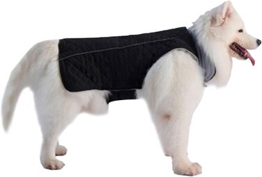 Зимова куртка для собак - тепла ізольована верхня частина тіла з м'якого флісу, вітронепроникний комплект одягу для собак середніх розмірів для прогулянок у холодну погоду (M)