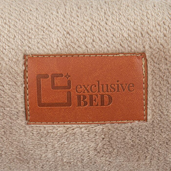 Ліжко для собак Lily для маленьких собак - подушка для собак з тканини Sorisso - м'яка, довговічна, зносостійка, міцна (M, Бежевий)