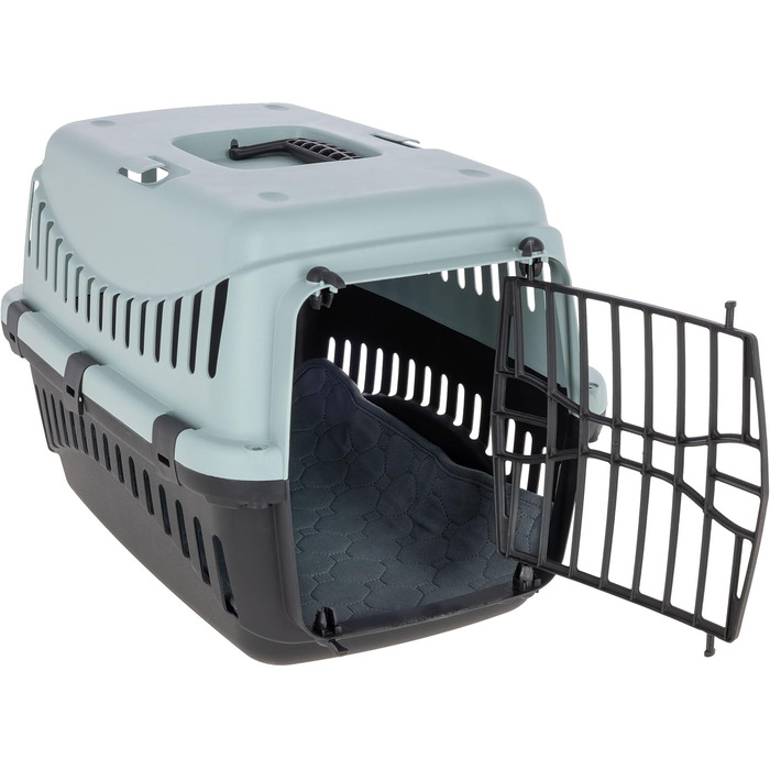 Kerbl Pet Transportbox Expedion: переносна переноска для собак та котів, 45x30x30 см, пластик