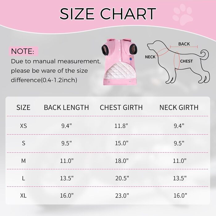 Зимовий одяг для собак NIULA: куртка з PU-шкіри, мотоциклетний стиль, водонепроникна, розмір M