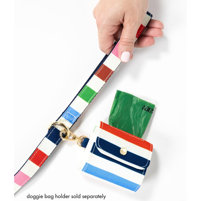 Собача повідок Kate Spade New York 1,4 м, міцний для малих і середніх собак, з золотистою фурнітурою, стильний для сук і кобелів