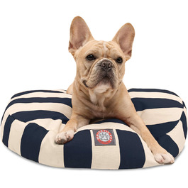 Кругле лежанка для собак Majestic Pet Products, Marineblau, Small, для дому та вулиці, знімний, washable