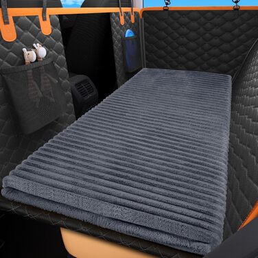 Килимок для тварин у машину FURTIME: захист заднього сидіння, неслизький, миючий, знімний чохол, підходить для собак, котів, SUV, легкових авто, вантажівок