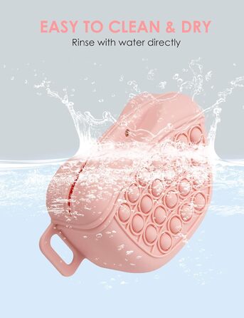 Сумка для ласощів для собак Gobeigo з клікером для дресирування, магнітною застібкою, рожевого кольору