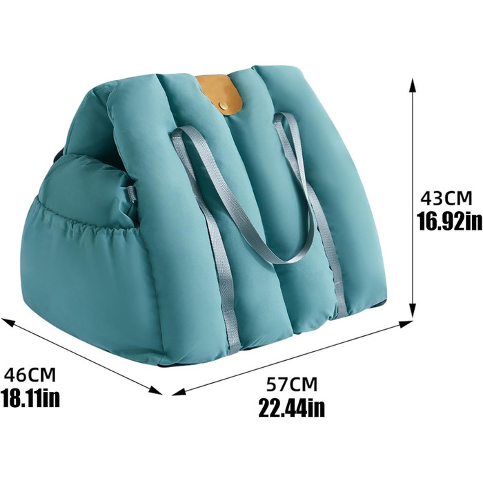 Автокрісло для собак та котів - переноска, автосидіння для тварин з регулюванням, бавовняна підкладка, з ременем безпеки, портативна підставка для собак та котів