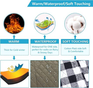 Теплий зимовий пуховик для такси для маленьких собак, зелений, S (довжина спини: 31-34 см)
