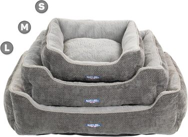 Килимок для кота Wallace & Jones Dunrobin, сірий, прямокутний, розмір S, 51 x 46 x 15 см, стійкий до подряпин