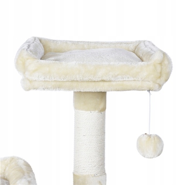 Високий когтеточка-комплекс для котів: лежанка та стовпчик для дряпання, вежа Drapaczek 161 - 220 см