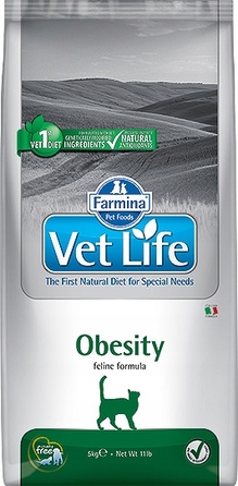 Сухий корм для котів Farmina VET LIFE Cat Obesity, 5 кг