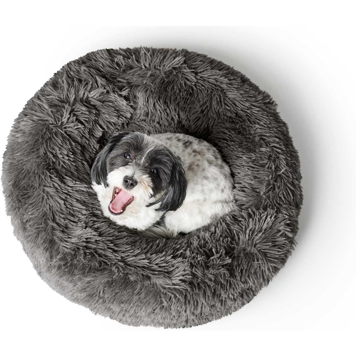 Лопа (LOPPA) - м'яке ліжко-подушка для собак та котів, ковзаюча основа, прання при 30°C, білий, L