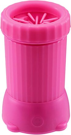 Автоматичний очисник лап для собак, USB, для середніх собак, зелений (рожевий)