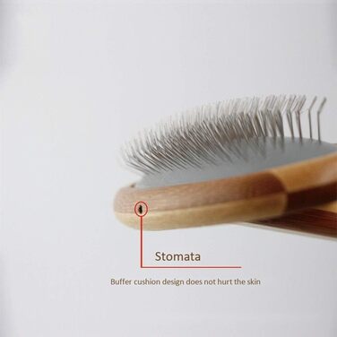 Дерев'яна щітка-сликер для собак і котів: видаляє ковтуни та розчісує шерсть. Підходить для довгої та короткої шерсті