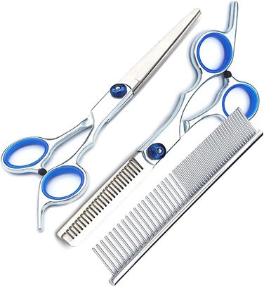 Професійний набір для стрижки тварин Asixxsix: гострі леза, ергономічний дизайн, регульовані гвинти