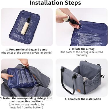 Автокрісло для собак, автокрісло для маленьких собак, сіре, з ременями безпеки та кишенями для зберігання. Водонепроникне та пральне автокрісло для собак.