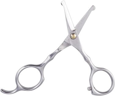 Ножиці для грумінгу тварин з нержавіючої сталі: ергономічні ножиці з безпечними закругленими кінцями для собак та котів