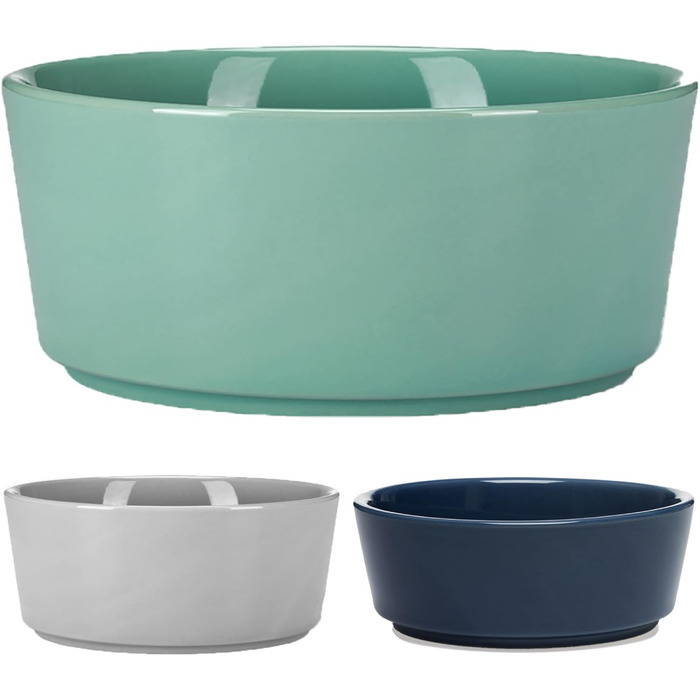 Миска для собак Waggo Simple Solid середня м'ятна
