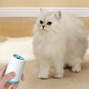 Очищувач лап для собак, машинка для миття лап, пристрій для чищення лап від бруду - щітка для собак, м'який очищувач лап, підвищена ефективність очищення, зелений, маленький