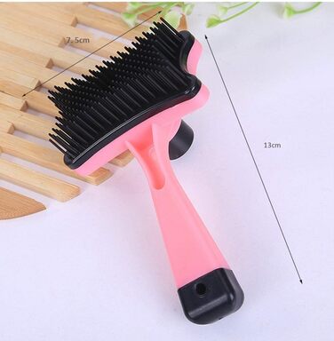 Гребінець для вичісування шерсті собак, розгладження волосся, видалення ковтунів, пластиковий гребінець для догляду за домашніми тваринами