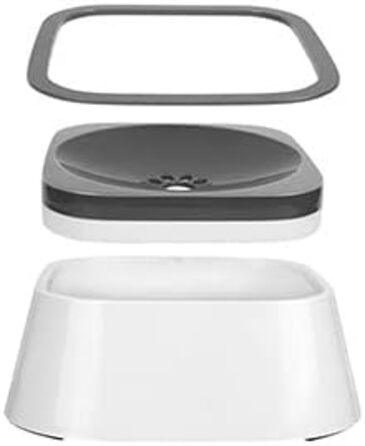 Тротуар для собак 1.5L, анти-розливання, для подорожей, годівниця для води для собак, для дому та авто