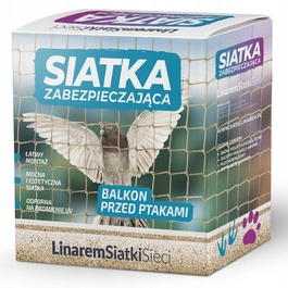 Комплект захисної сітки на балкон для котів 5x3 м — для надійного монтажу на тросі та анкерах