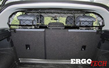 Сітка перегородки для Volkswagen T-Cross ERGOTECH RDA65-HXXS16 - для собак та багажу. Безпечна та комфортна для вашого улюбленця!