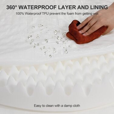 Ортопедичні лежанки для собак Gimars великих порід, 9,5 см, з м'якої піни, 28D, знімний водонепроникний чохол, підтримують, напівкруглі, для цуценят, літніх та хворих собак, сірий L 69 x 52 x 31 см