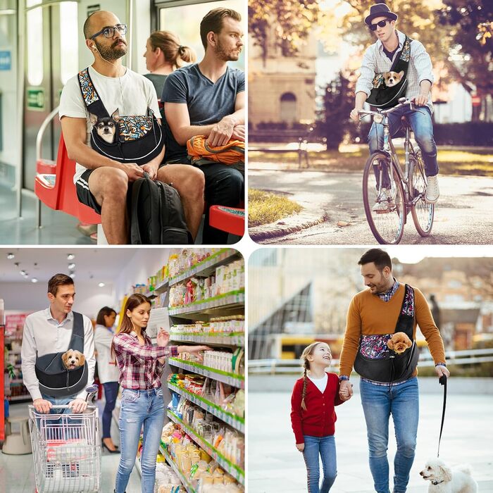 Сумка-переноска для собак 6 кг, портативна, регульована, сітчаста, для прогулянок та подорожей, оранжева