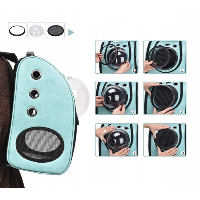 Космічний рюкзак-переноска для собак та котів (I196)