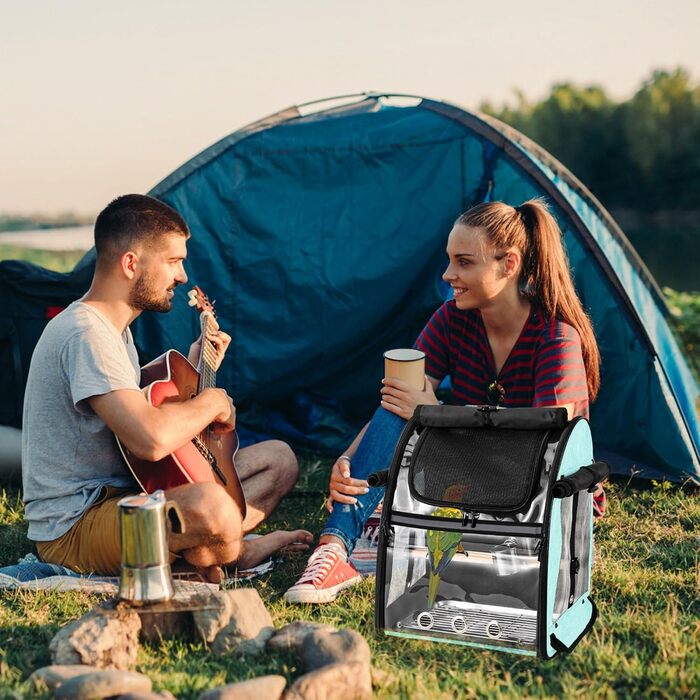 Переносна сумка-переноска для птахів Suertree з нержавіючою сталлю, зелена