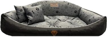 Ортопедичне ліжко для собак Dogs4Life: м'яке, миється, з можливістю персоналізації (S-XXL)