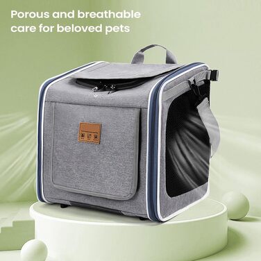 Фahrradkorb Qkbuza для собак – дихаючий, портативний, посилений рюкзак для тварин – для прогулянок, подорожей, активного відпочинку та велоспорту