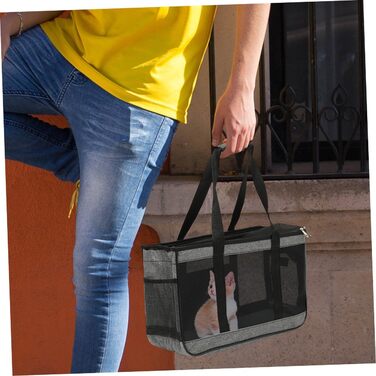 Транспортна сумка для котів Toddmomy - дихаюча, складана, для подорожей, легка та компактна