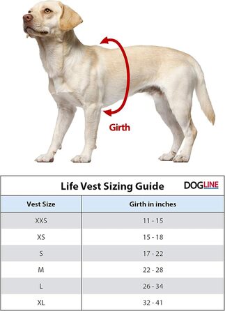 Рятувальний жилет для собак Dogline, для плавання та катання на човні, яскравих кольорів з світловідбиваючими смугами, сітчаста нижня частина для стікання води та сушіння, ручка для перенесення, обхват 66-86 см, неоново-рожевий