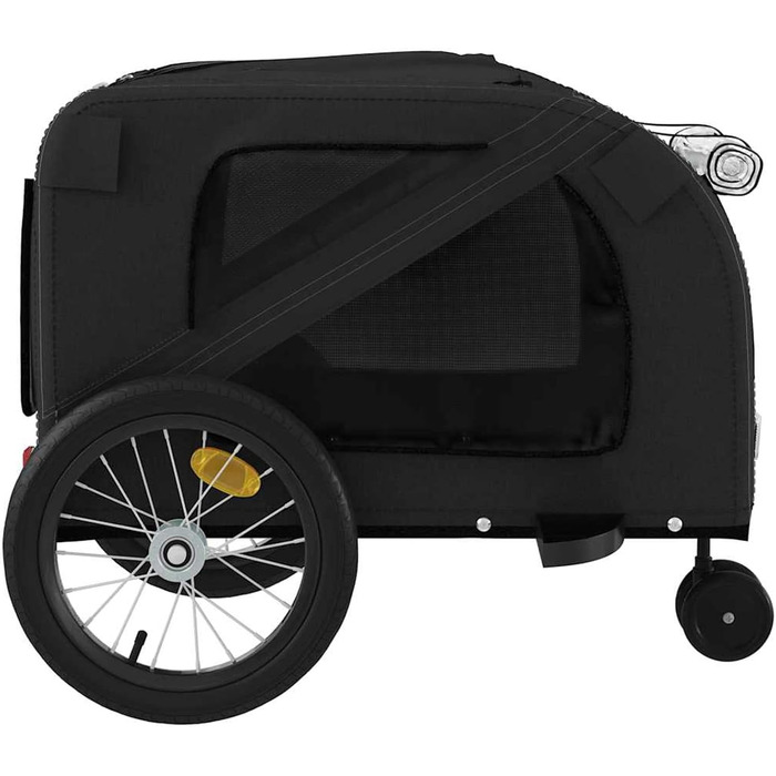 Фаркоп-причіп для собак Gecheer: міцний, з тканини Oxford та дахом з ПВХ, для безпечних та комфортних поїздок з домашніми тваринами