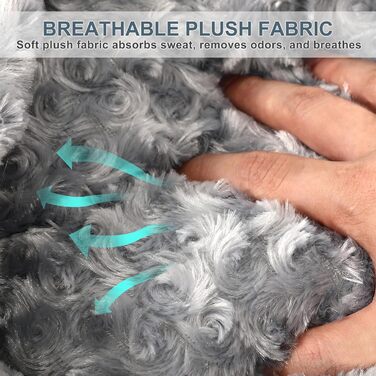 Велике собаче ліжко з неслизьким дном, кошик для собак/диван для домашніх тварин з тканини корд, піднятий борт, для лабрадора, німецької вівчарки, 89x64x23 см, сірий колір