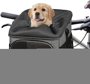 Фаркоп для велосипеда Hemousy для собак | Дихаючий аксесуар для перевезення тварин | Легкий, знімний кошик для собак