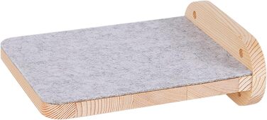 Крісло-гамак для котів на стіну, гамак для котів, міцний гамак для котів на стіну до 35 кг, кліматична стіна для котів, ліжко для котів для сну та відпочинку - 61 * 40 * 15 см – білий