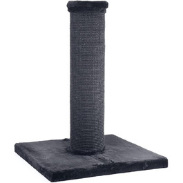 Когтеточка для великих котів CanadianCat Company XXL, антрацит, стовп 19 см, 55x55x80 см