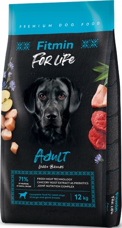 Сухий корм для собак великих порід Fitmin Dog for Life Adult, 12 кг